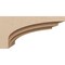 Ekena Millwork 8"W x 16"D x 8"H Wide Rockford Rough Cedar Woodgrain TimberThane Corbel, Primed Tan CORUR08X16X08ROCRCPR - alternate 6